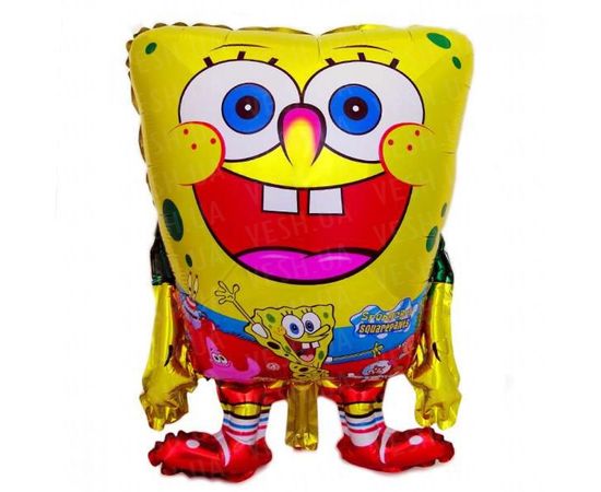 Товар распродан - Шарик 60 см Спанч Боб - Шары воздушные, фото 1