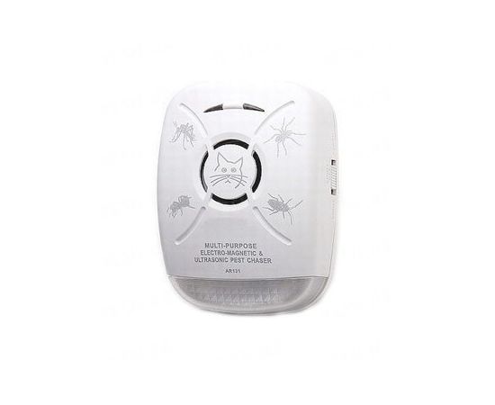 Мультифункциональный 4 в 1 электромагнитный и ультразвуковой отпугиватель тараканов и насекомых для помещений до 100 м2 (модель AR-131), фото 1