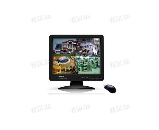 4-х канальный гибридный 2 в 1 LCD COMBO DVR видеорегистратор с 15-ти дюймовым монитором с записью в realtime c разрешением D1 (модель KT1504L), фото 1 4-х канальный гибридный 2 в 1 LCD COMBO DVR видеорегистратор с 15-ти дюймовым монитором с записью в realtime c разрешением D1 (модель KT1504L), фото 1