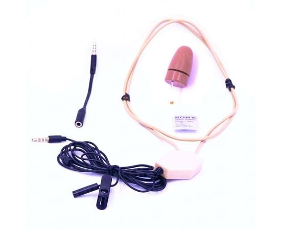 Микронаушник невидимый беспроводной с проводной гарнитурой петлей на шею TMD-100, фото 1