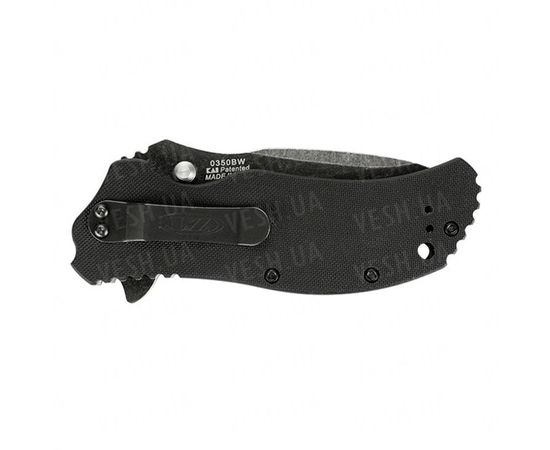 Нож Zero Tolerance folder g-10 black/blackwash, 0350BW : -Ножи Zero Tolerance, фото 1