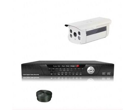 Мегапиксельный готовый комплект видеонаблюдения HD-SDI с одной уличной камерой HD 1080P, фото 1