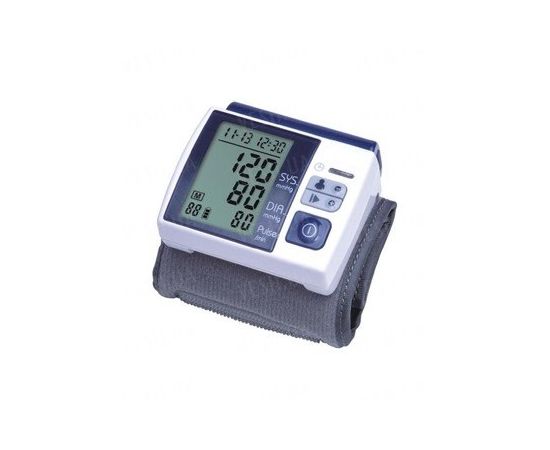 Наручный многофункциональный автоматический измеритель давления и пульса с памятью и мини компьютером (мод. WA200), фото 1