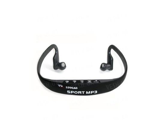 Автономные наушники для спорта со встроенным аккумулятором на 5 часов работы, MP3 плеером и поддержкой micro SD карт памяти до 32 Gb (мод. PC-508), фото 1