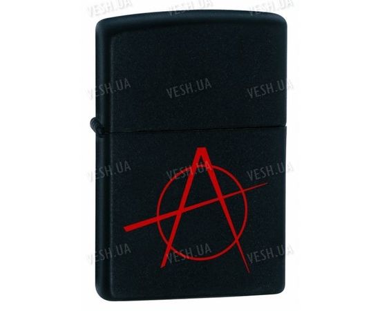 20842 Зажигалка бензиновая ANARCHY BLACK MATTE, фото 1
