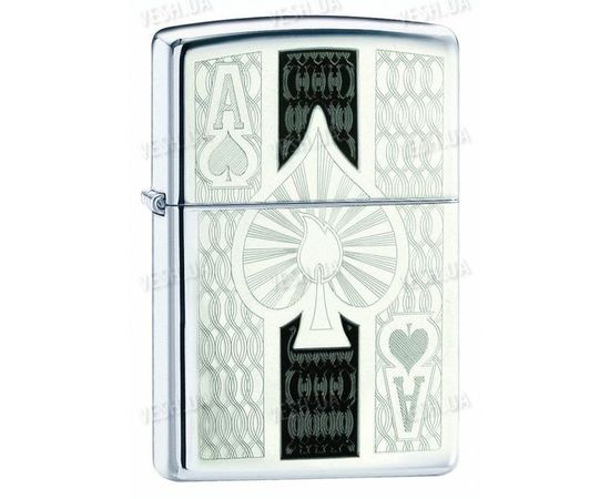 24196 Зажигалка бензиновая ZIPPO ACE, фото 1