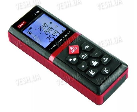 Лазерная рулетка UNI-T UT391 (Измерение 10см-60м, точность до 1,5мм), фото 1 Лазерная рулетка UNI-T UT391 (Измерение 10см-60м, точность до 1,5мм), фото 1