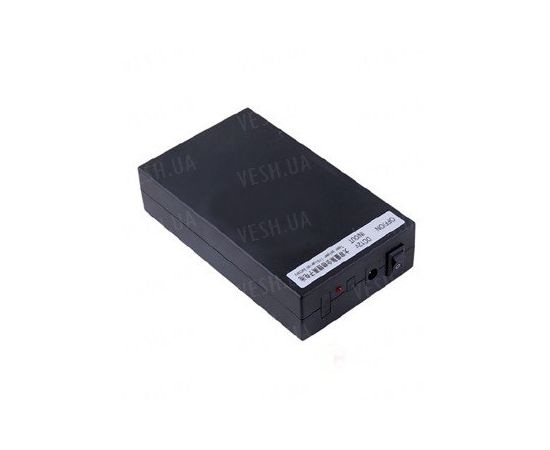 12V литий-полимерный перезаряжаемый аккумулятор 9800 mAh в чёрном пластиковом корпусе для питания охранных камер видеонаблюдения, фото 1 12V литий-полимерный перезаряжаемый аккумулятор 9800 mAh в чёрном пластиковом корпусе для питания охранных камер видеонаблюдения, фото 1