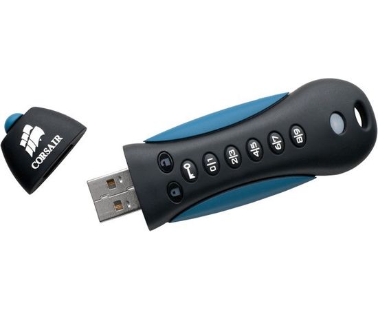 Флешка с кодовым замком Corsair Padlock 2 16 GB, фото 1 Флешка с кодовым замком Corsair Padlock 2 16 GB, фото 1