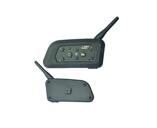 Комплект из 2-х профессиональных bluetooth гарнитур для мотоциклистов дальностью до 1000 метров и одновременной работой до 6 человек (модель BTI-1000 prof), фото 1