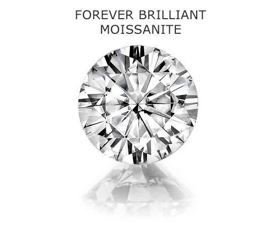 Муассанит Charles &amp; Colvard FOREVER BRILLIANT бриллиантовая огранка, фото 1