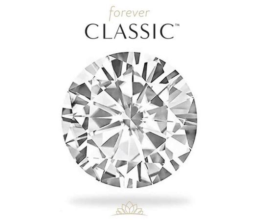 Муассанит Charles &amp; Colvard FOREVER CLASSIC бриллиантовая огранка, фото 1