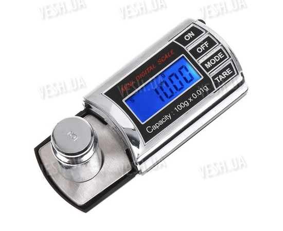 Высокоточные портативные электронные ювелирные весы с дискретой 0.01г и макс. весом 100г, фото 1