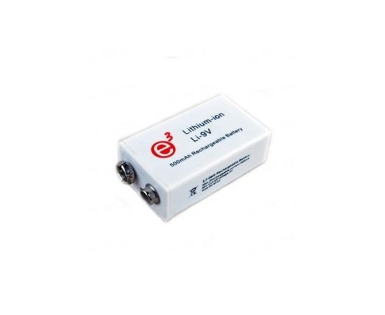 Самый ёмкий в мире аккумулятор 9V типа "Крона" с ёмкостью 500 mAh, рассчитанный на 1000 циклов зарядки, фото 1 Самый ёмкий в мире аккумулятор 9V типа "Крона" с ёмкостью 500 mAh, рассчитанный на 1000 циклов зарядки, фото 1