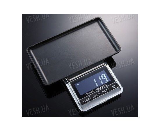 Весы портативные цифровые ювелирные 100г x 0.01г, фото 1