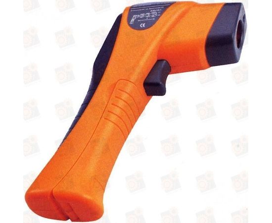 Цифровой дистанционный термометр ИК с лазерным указателем -25С до +350С, фото 1