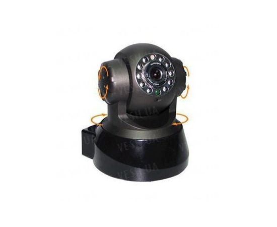 Проводная сетевая PTZ поворотная IP камера с разрешением 640x480 и ИК подсветкой до 5 метров (модель FOSCAM FI8908), фото 1