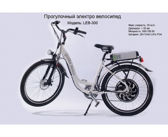 Электробайк Golden Motor LEB-300W, фото 1