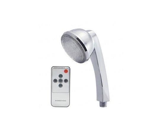 Насадка для душа с гламурной изменяющей цвета LED подсветкой и пультом дистанционного управления (AS-3), фото 1