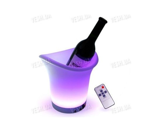 Светодиодная 7-ми цветная LED подставка для бутылок с подсветкой с изменяющимися цветами + пульт дистанционного управления, фото 1 Светодиодная 7-ми цветная LED подставка для бутылок с подсветкой с изменяющимися цветами + пульт дистанционного управления, фото 1