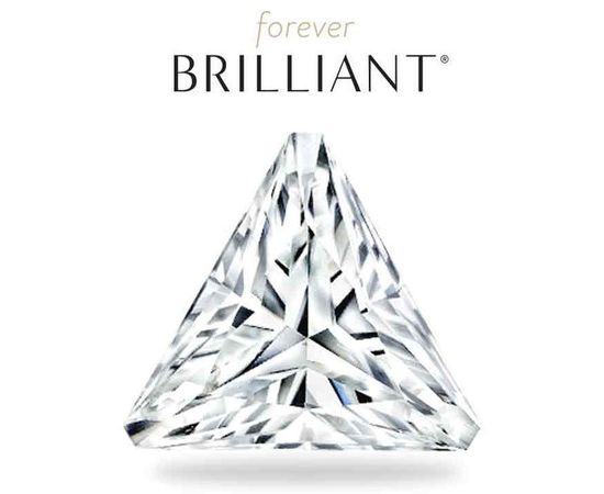 Муассанит Charles &amp; Colvard FOREVER BRILLIANT треугольная огранка, фото 1