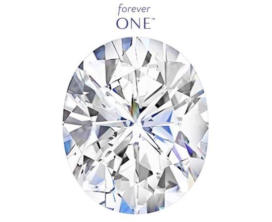 Муассанит Charles &amp; Colvard FOREVER ONE овал огранка, фото 1