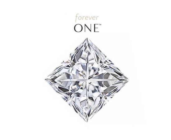 Муассанит Charles &amp; Colvard FOREVER ONE квадрат огранка, фото 1