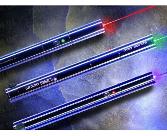 Зеленая лазерная указка Wicked Lasers E3 Evolution Series 125мВт, фото 2