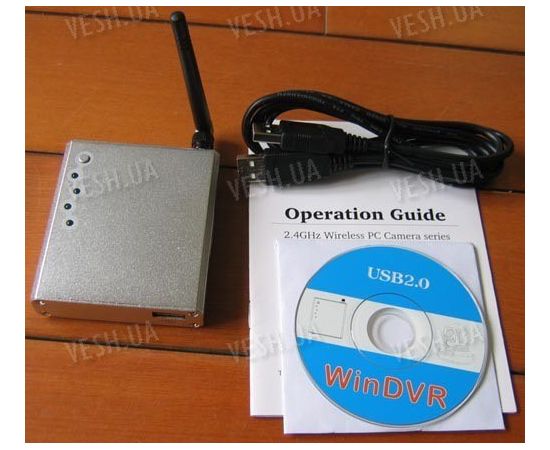 Универсальный приёмник сигналов от беспроводных радио видеокамер 2.4 Ghz с A/V и USB выходом (модель WR-703), фото 2 Универсальный приёмник сигналов от беспроводных радио видеокамер 2.4 Ghz с A/V и USB выходом (модель WR-703), фото 2