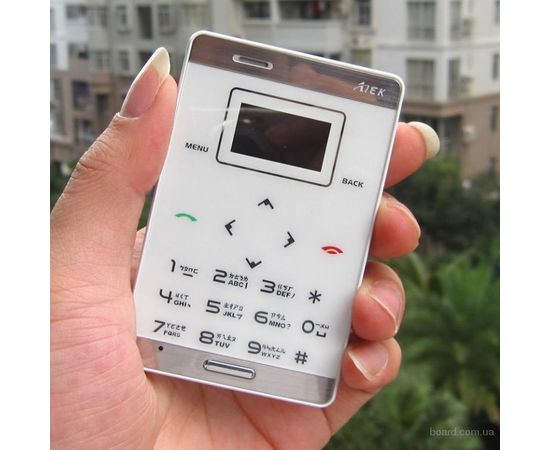 Самый маленький мобильный телефон кредитка AIEK M3, фото 2 Самый маленький мобильный телефон кредитка AIEK M3, фото 2