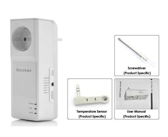 Розетка-GSM для удаленного управления включением выключением, через моб. телефон SMS, фото 4