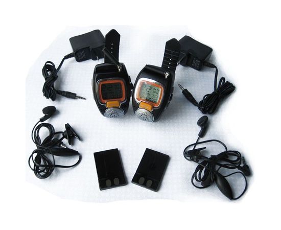 Комплект из 2-х раций Walkie Talkie в виде часов дальностью связи до 2500 метров и временем работы в режиме разговора - до 12 часов (модель RD-019), фото 3