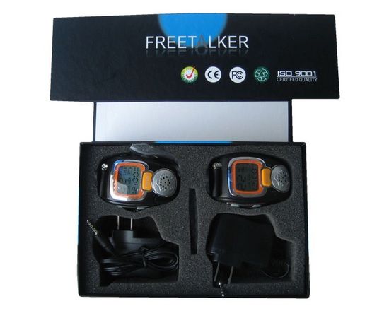 Комплект из 2-х раций Walkie Talkie в виде часов дальностью связи до 2500 метров и временем работы в режиме разговора - до 12 часов (модель RD-019), фото 4