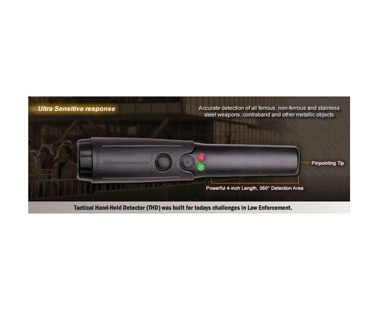Ручной металлодетектор (металлоискатель) THD Garrett Tactical Hand-Held Metal Detector, фото 2 Ручной металлодетектор (металлоискатель) THD Garrett Tactical Hand-Held Metal Detector, фото 2