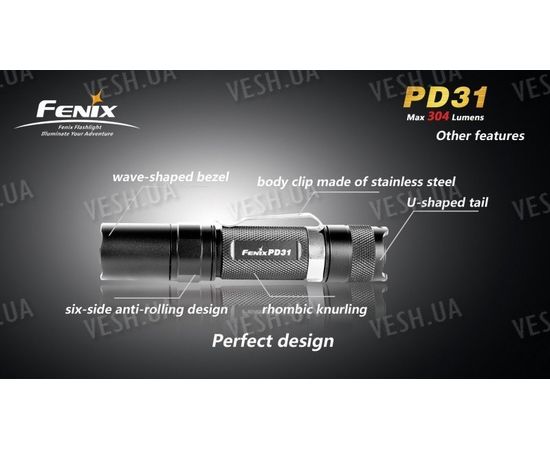 Фонарь Fenix PD31 R5 Cree XP-G LED (R5), фото 7