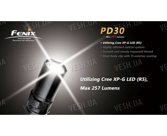 Фонарь Fenix PD30 Cree XP-G LED (R5), фото 11