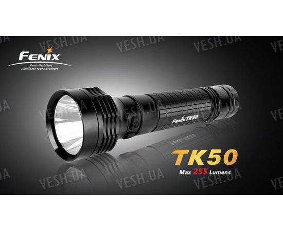 Фонарь Fenix TK50 CREE LED R5 + в подарок 2 переходника из 2АА в D размер, фото 4