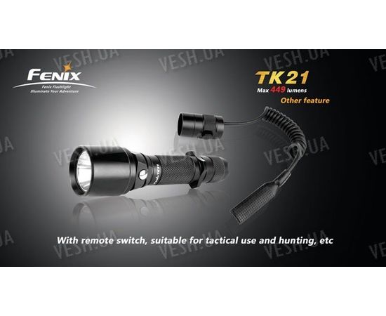 Тактический фонарь Fenix TK21 Cree XM-L T6 LED, фото 4