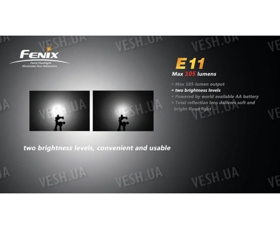 Фонарь Fenix E11 (Cree XP-E LED , 105лм, 1xAA), фото 3