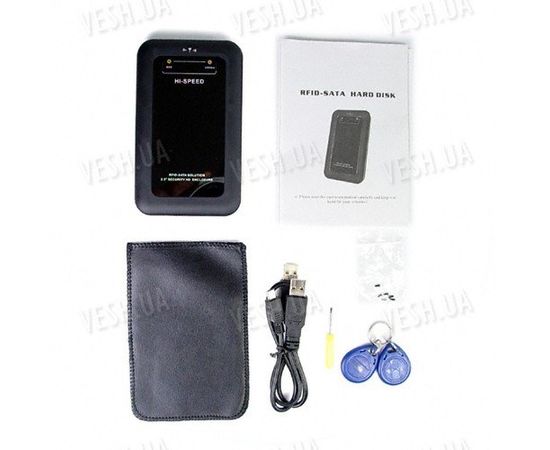 Криптозащита для жесткого диска (SATA, 2.5&quot;) (RFID ключ+шифрование данных), фото 2