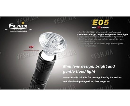 Фонарь Fenix E05 Cree XP-G R4 LED, фото 2