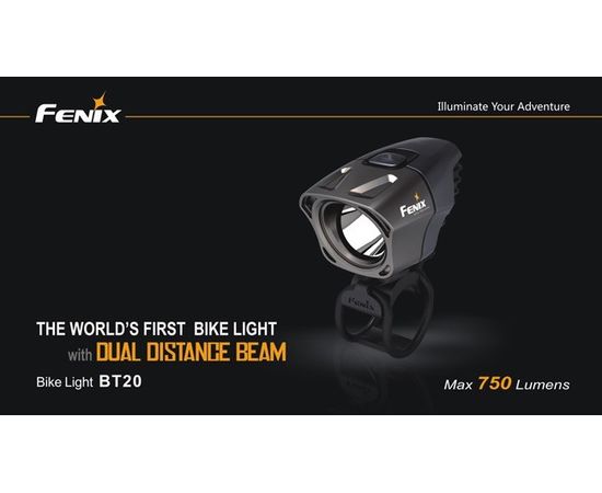 Велофара Fenix BT20 (XM-L T6 NW, ANSI 750 лм, 18650/CR123A), фото 3 Велофара Fenix BT20 (XM-L T6 NW, ANSI 750 лм, 18650/CR123A), фото 3