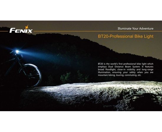 Велофара Fenix BT20 (XM-L T6 NW, ANSI 750 лм, 18650/CR123A), фото 2 Велофара Fenix BT20 (XM-L T6 NW, ANSI 750 лм, 18650/CR123A), фото 2