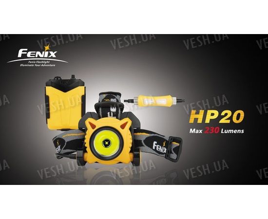 Налобный фонарь Fenix HP20 (Cree XP-G  R5 , 230лм, 4xAA), фото 2 Налобный фонарь Fenix HP20 (Cree XP-G  R5 , 230лм, 4xAA), фото 2