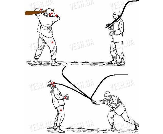 Плеть трость самозащиты &quot;Sjambok&quot; 52&#039;, фото 4