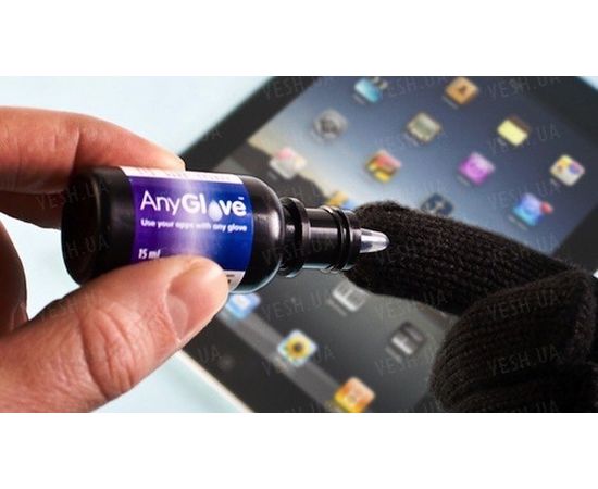 AnyGlove капля даст перчаткам свойства стилуса флакон 7,5мл, фото 2