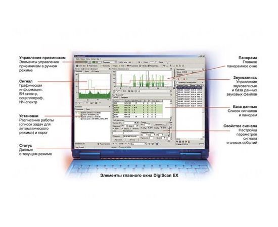 Специализированное програмное обеспечение DigiScan EX Standard для профессионального поиска всевозможных &quot;жучков&quot;, фото 3