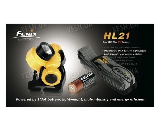 Налобный фонарь Fenix HL21 Cree XP-E LED (R2), фото 6