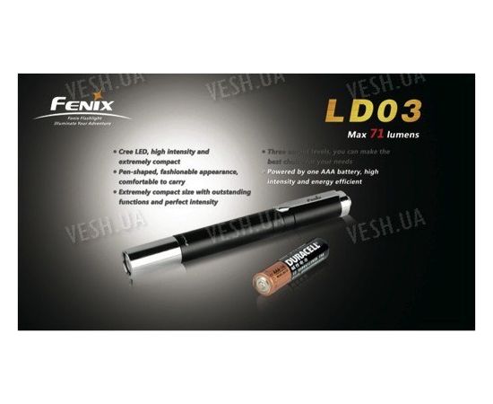 Фонарь Fenix LD03 XP-E LED (R2), фото 4 Фонарь Fenix LD03 XP-E LED (R2), фото 4