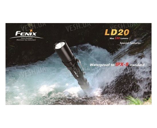 Фонарь Fenix LD20 (Cree XP-G R5, 180лм, 2xAA), фото 3 Фонарь Fenix LD20 (Cree XP-G R5, 180лм, 2xAA), фото 3